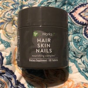 It works hair skin and nails